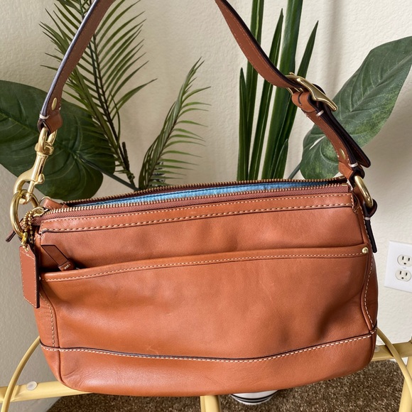 Coach Legacy signature double pocket shoulder bag - Picture 2 of 8